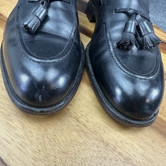 Footjoy Classics Black Leather Tassel Loafer Mens Sz 12C Casual Slip On Shoes - Picture 5 of 12